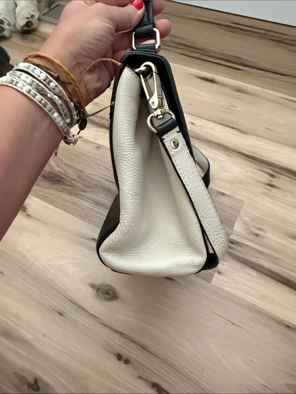 kate spade structured leather